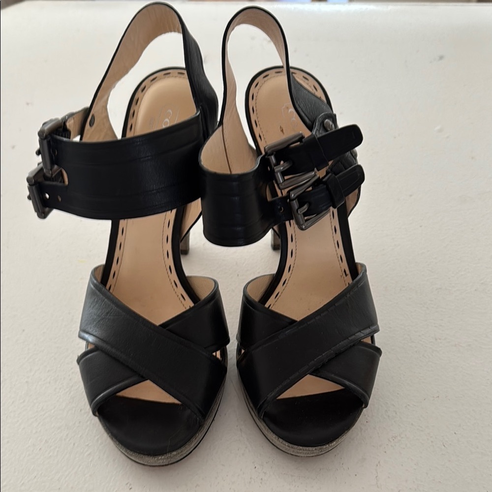 Coach Black Women's Sandals Size 8